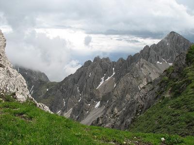 Panorama de pe varful Seefelder, Seefeld in Tirol, Austria