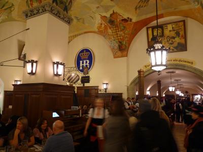 Interior Hofbrauhaus, Munchen, Germania